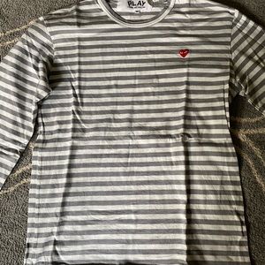comme does garçons long sleeve shirt